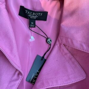 Talbots Women's Trench Coat in Pink